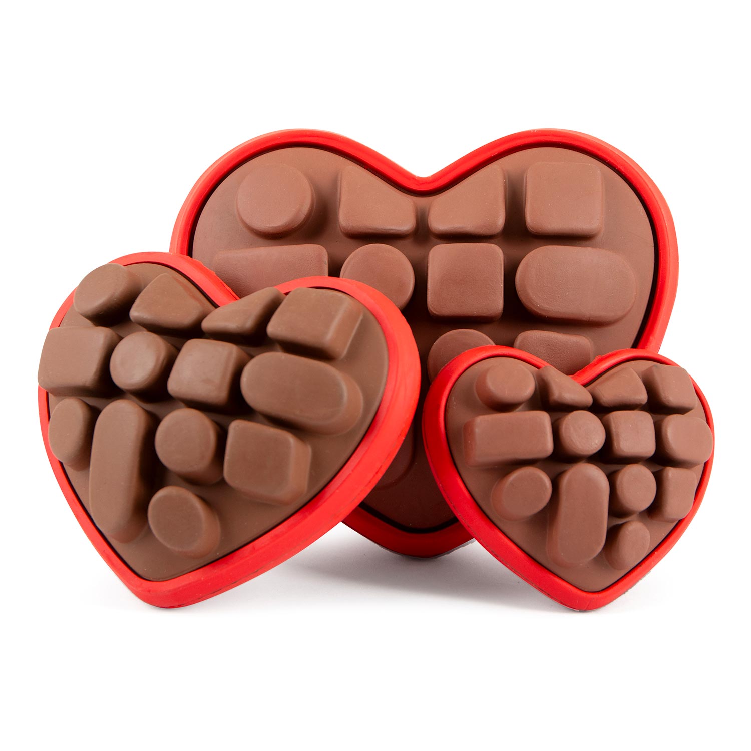 Natural Rubber Box of Chocolates Dog Chew Toy for Medium-Chewers