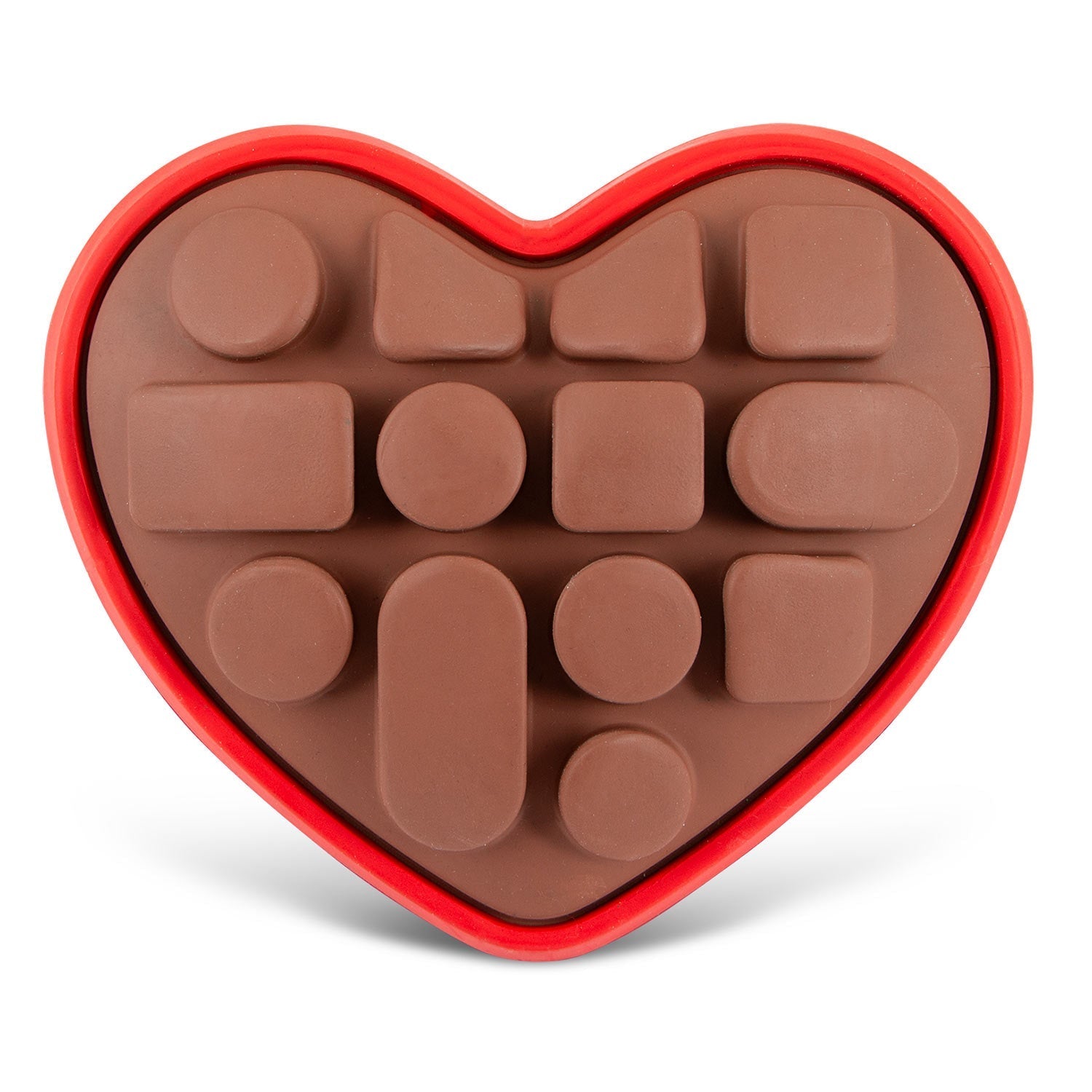 Natural Rubber Box of Chocolates Dog Chew Toy for Medium-Chewers