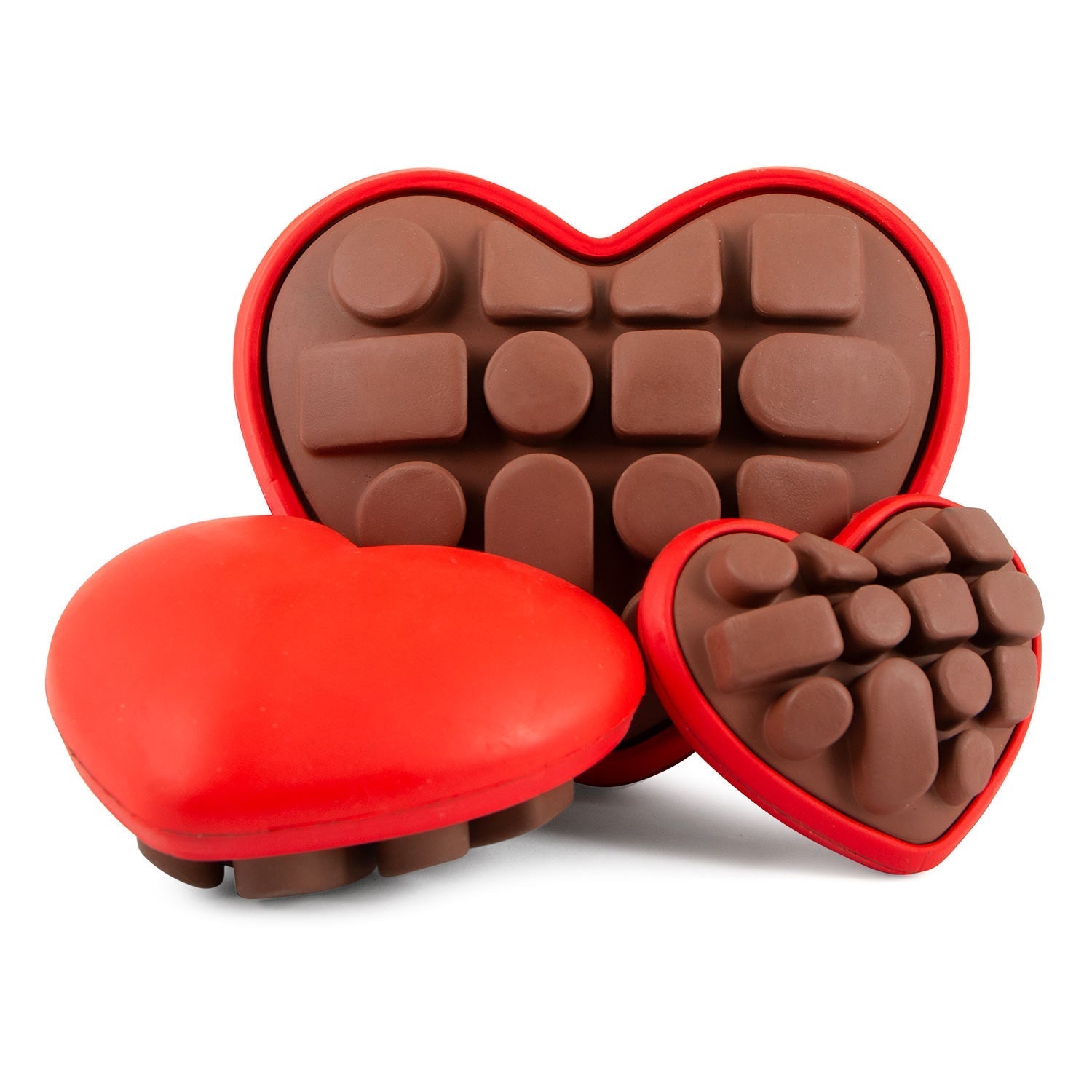 Natural Rubber Box of Chocolates Dog Chew Toy for Medium-Chewers