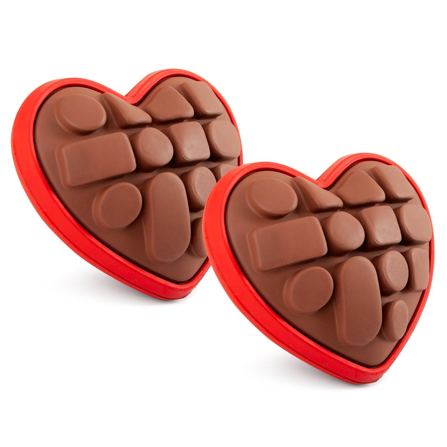 Natural Rubber Box of Chocolates Dog Chew Toy for Medium-Chewers