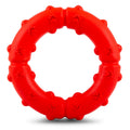 Paw Ring Tugger Dog Chew Toy – Natural Rubber Dental & Fetch Toy