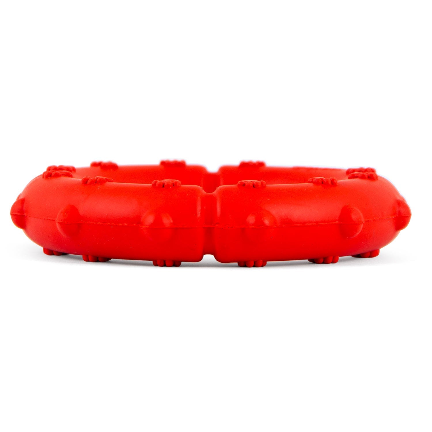 Paw Ring Tugger Dog Chew Toy – Natural Rubber Dental & Fetch Toy