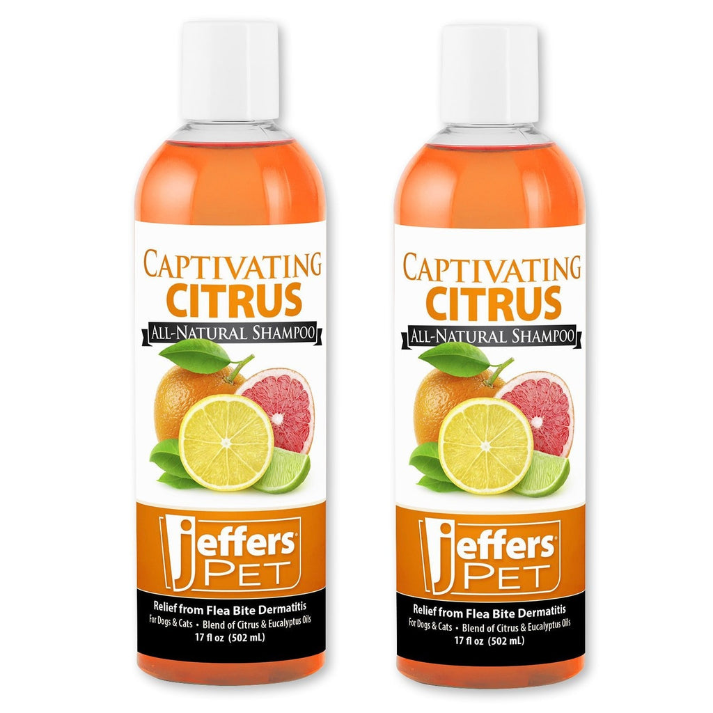 Captivating Citrus All-Natural Flea Bite Relief Shampoo for Dogs and Cats