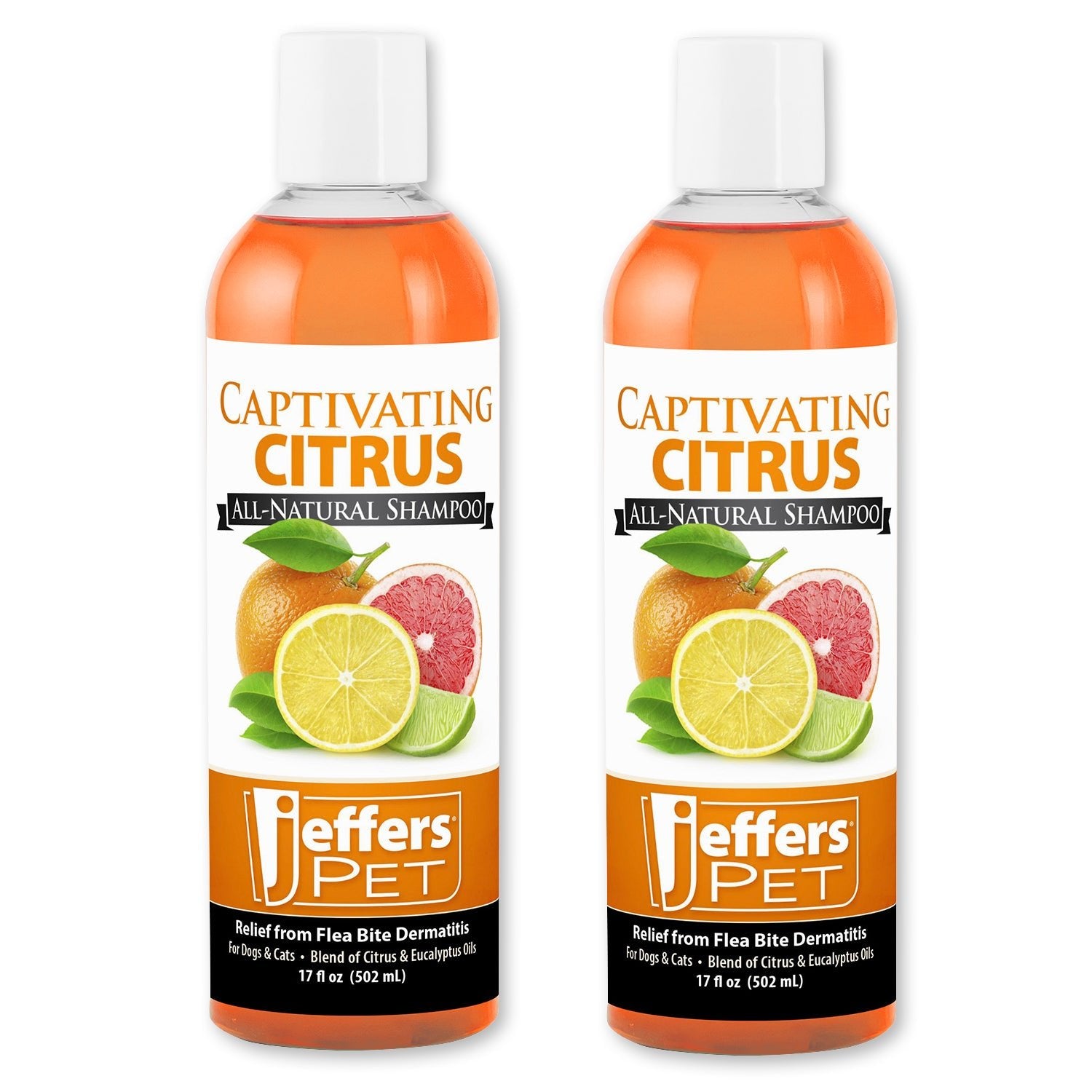 Captivating Citrus All-Natural Flea Bite Relief Shampoo for Dogs and Cats