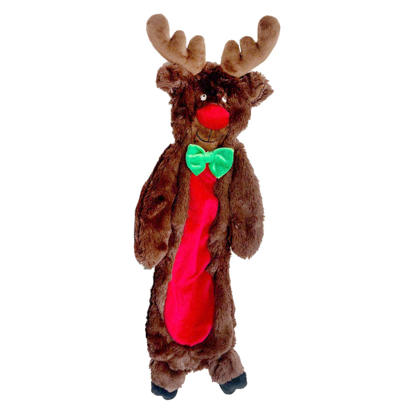 Christmas Characters Unstuffed Plush Squeaker Dog Toys, 12"L