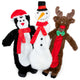 Christmas Characters Unstuffed Plush Squeaker Dog Toys, 12"L