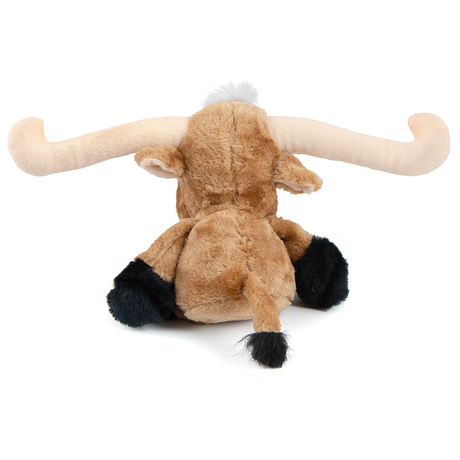 Plush Longhorn Steer Squeaker Dog Toy, 8"