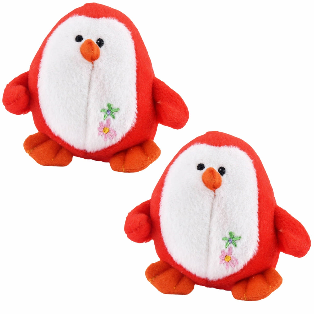 Plush Penguin Squeaker Toy for Puppies & Small Dogs