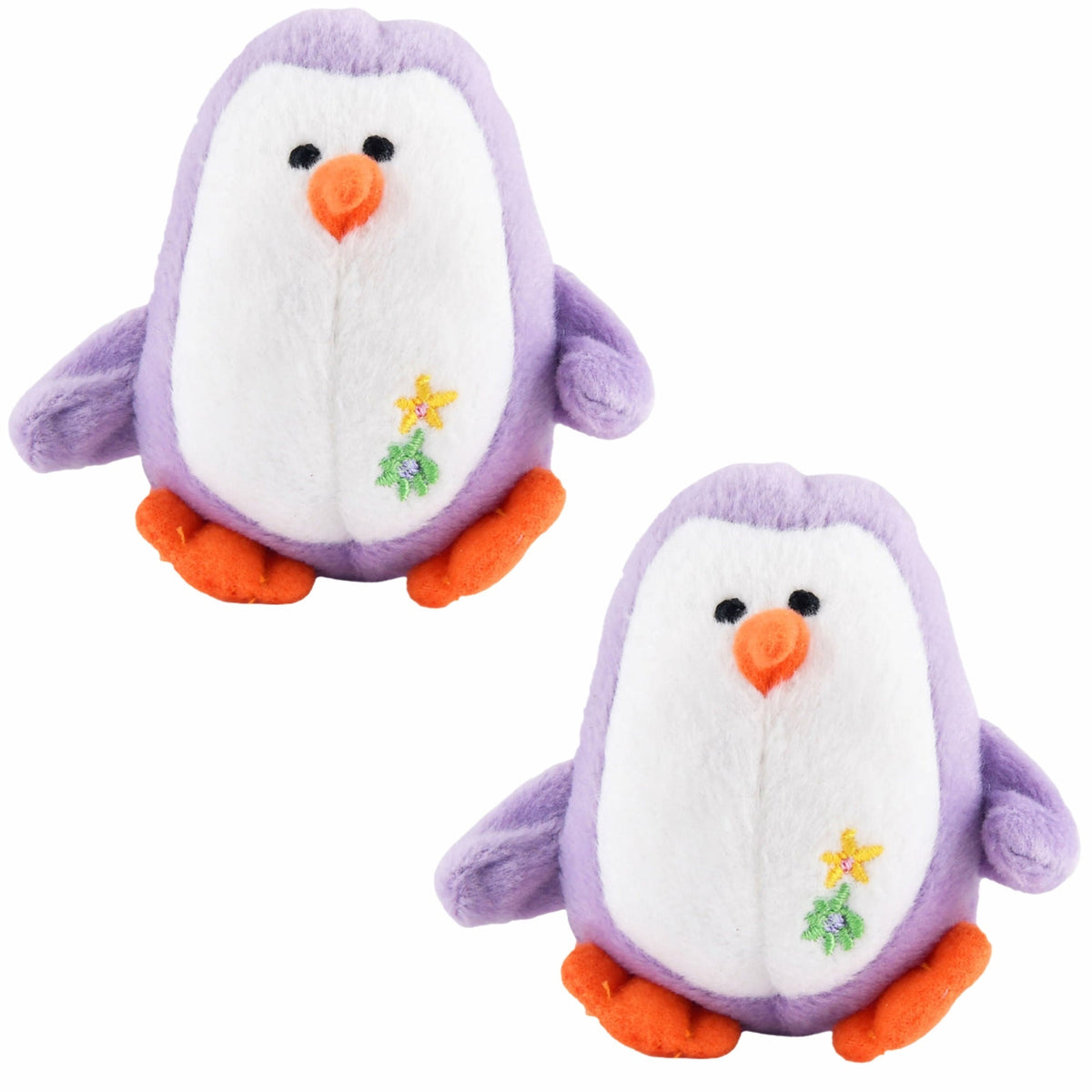 Plush Penguin Squeaker Toy for Puppies & Small Dogs