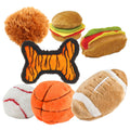 Plush Shapes Share the Love Squeaker Dog Toys, 7 Piece Kit