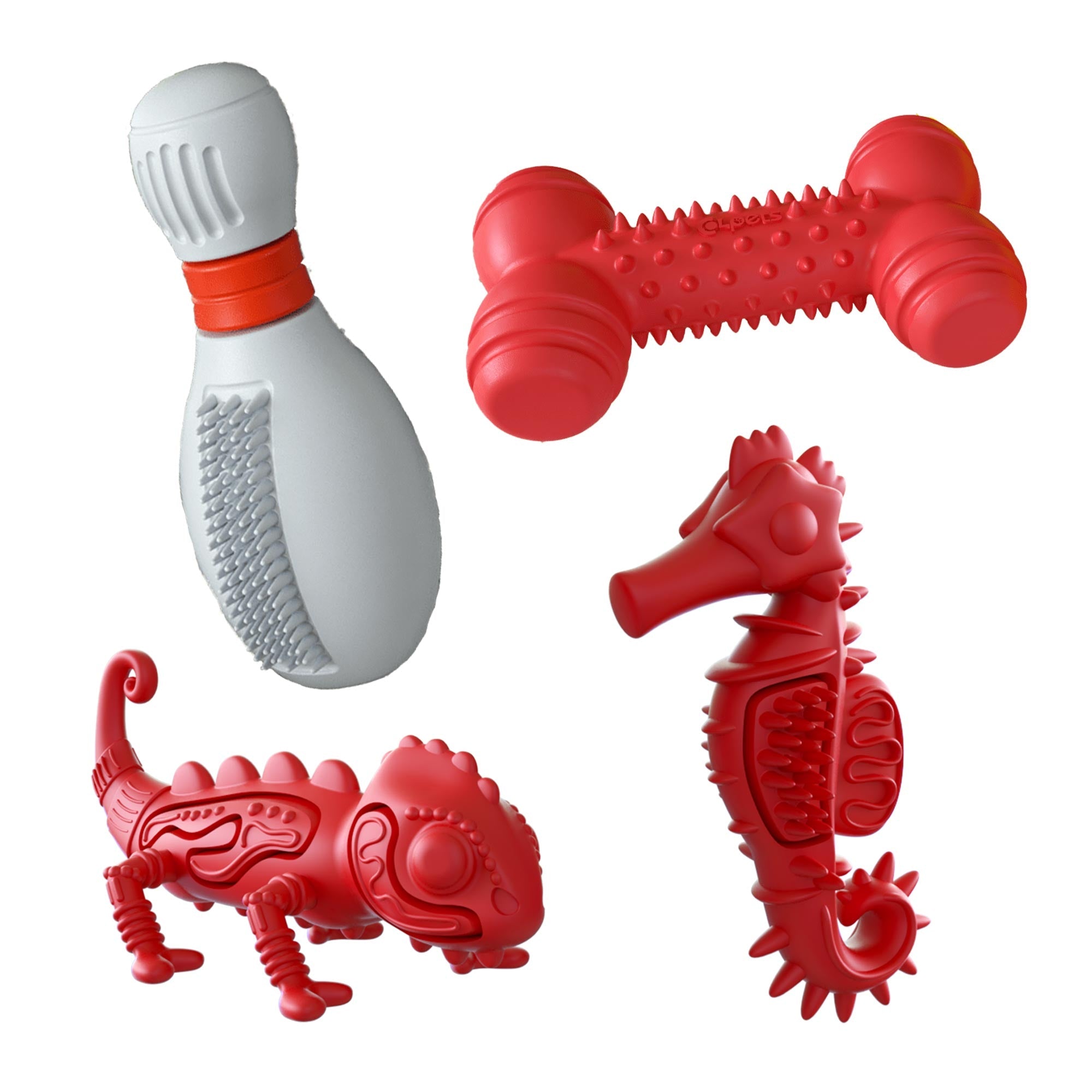 Puppy Dental Dog Chew Toys, 4 pc, Small
