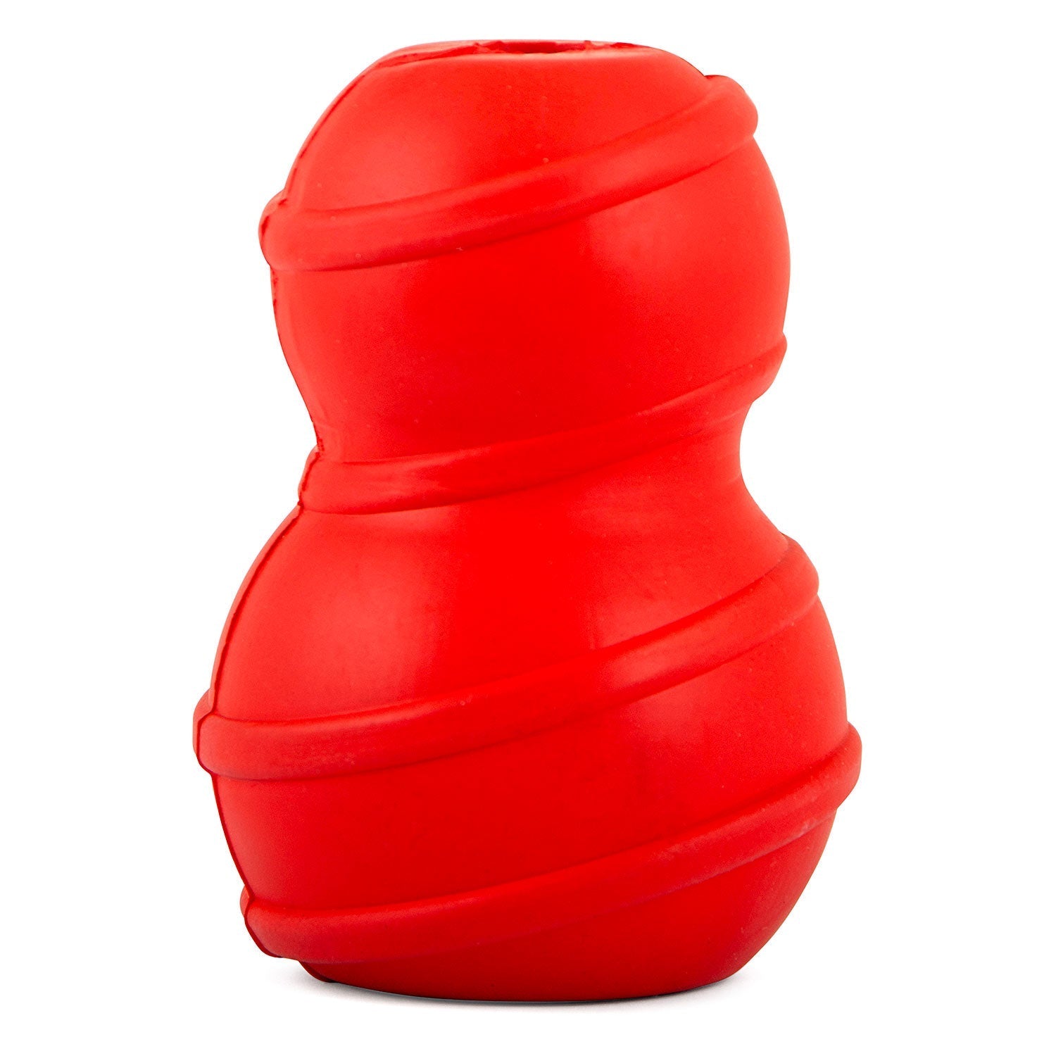 Red Classic Stuffable Fetch & Chew Natural Rubber Treat Dispensing Dental Dog Toy