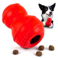 Red Classic Stuffable Fetch & Chew Natural Rubber Treat Dispensing Dental Dog Toy