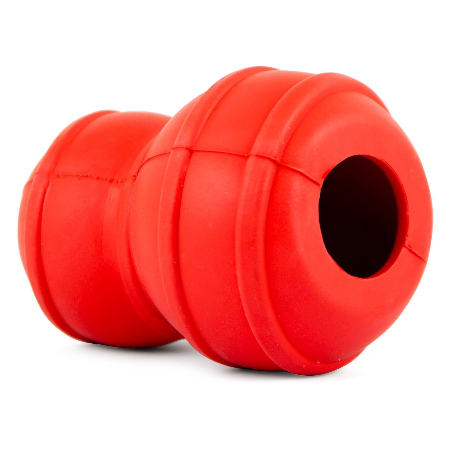 Red Classic Stuffable Fetch & Chew Natural Rubber Treat Dispensing Dental Dog Toy