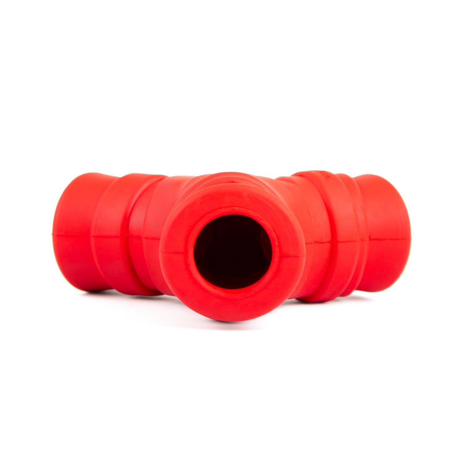 Red "Y" Natural Rubber Dental Dog Chew Toy for Medium Chewers
