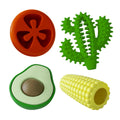 Salsa Natural Rubber Dog Chew Toys, 4 pc, Medium