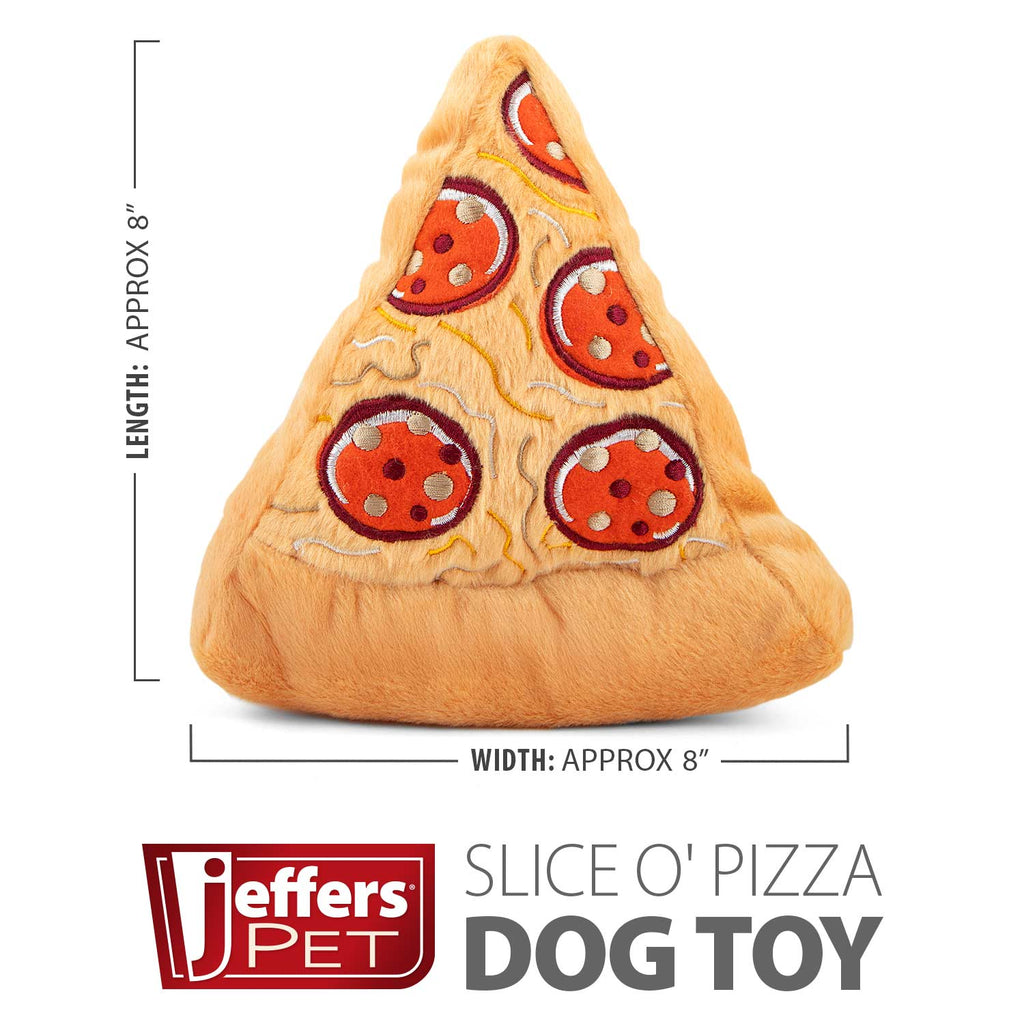 Slice O' Pizza Crinkle & Squeak Dog Toy, Each