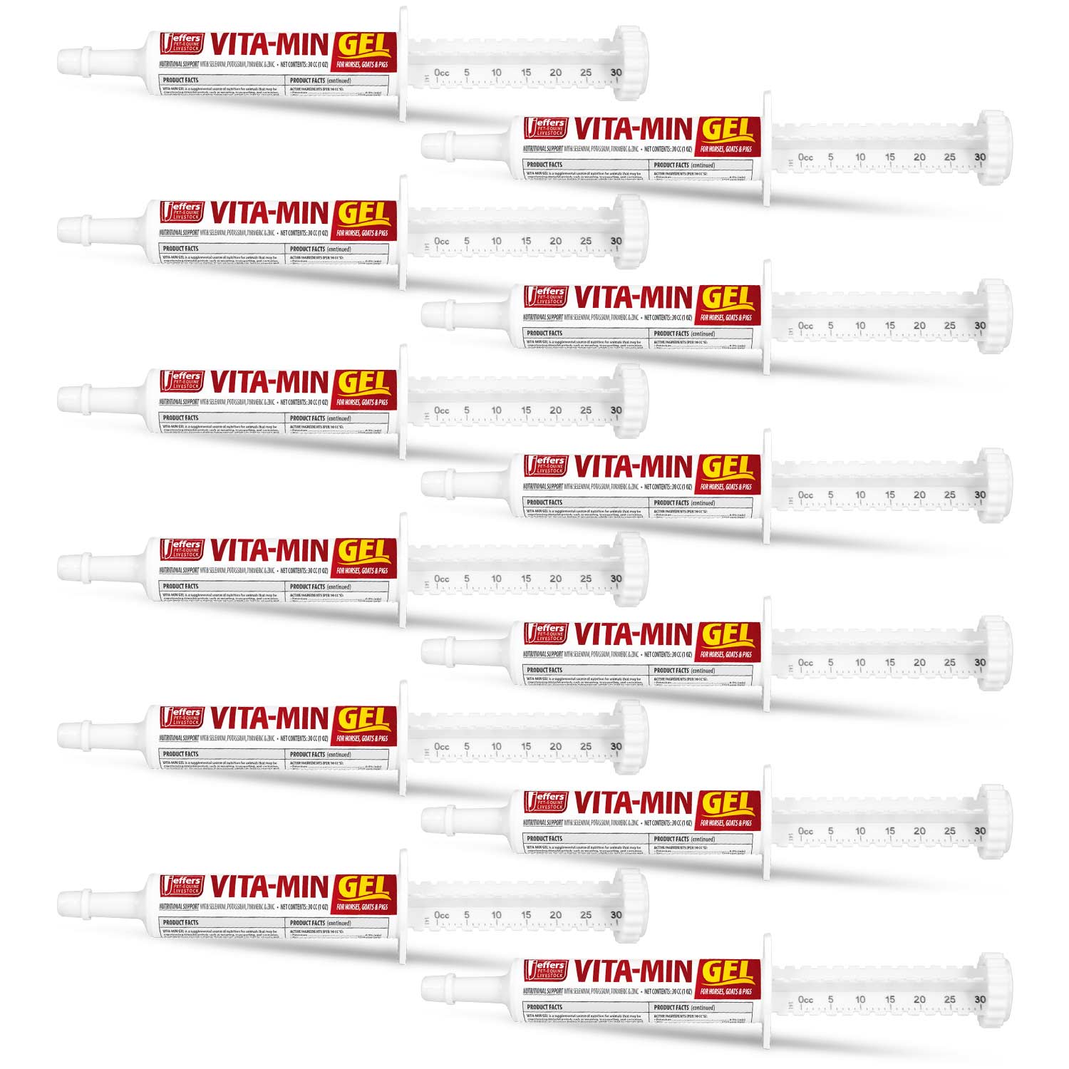 Vita-Min Gel with Vit E & B12 for Cattle, Horses, Sheep, Goats & Swine