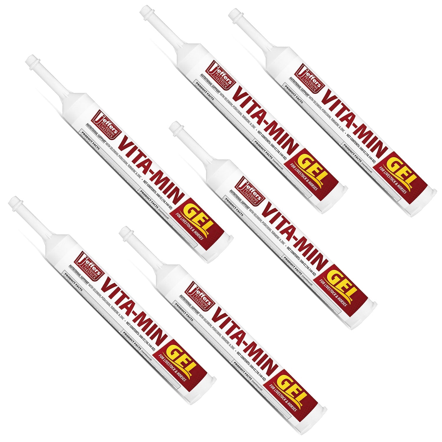 Vita-Min Gel with Vit E & B12 for Cattle, Horses, Sheep, Goats & Swine