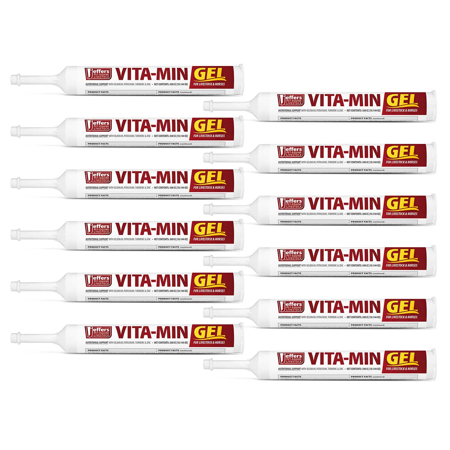 Vita-Min Gel with Vit E & B12 for Cattle, Horses, Sheep, Goats & Swine