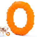 Wavy Ring Tugger Natural Rubber Dog Chew Toy for Tug, Fetch & Dental Support