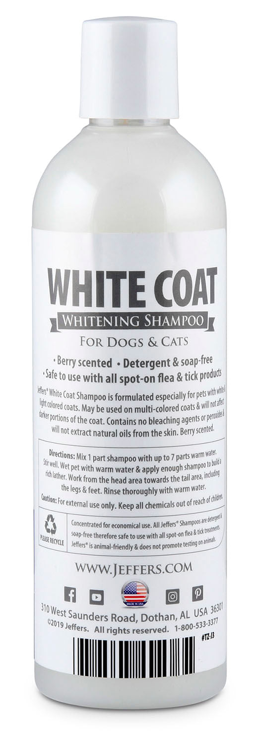 White Coat Whitening Dog & Cat Shampoo