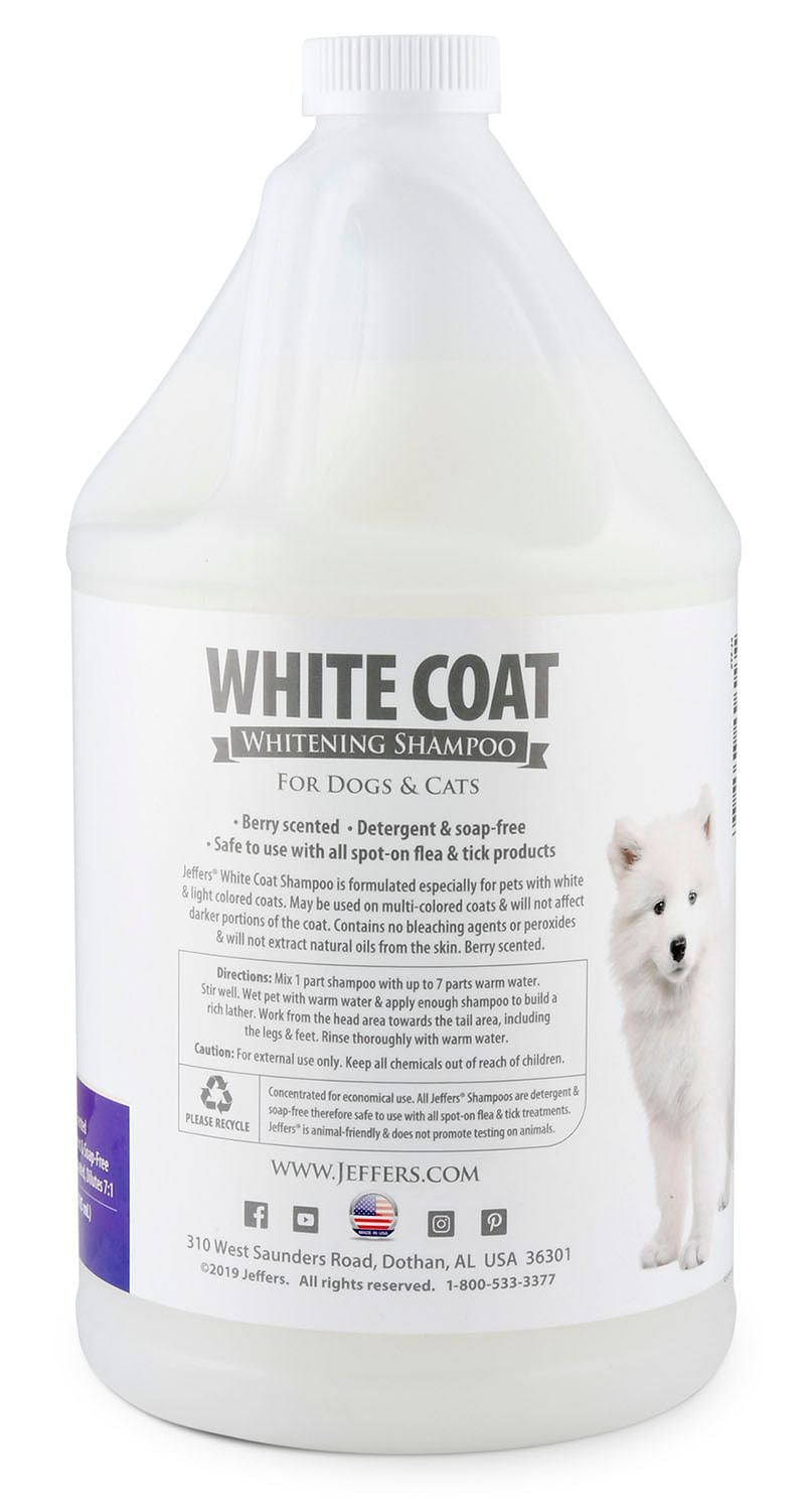White Coat Whitening Dog & Cat Shampoo