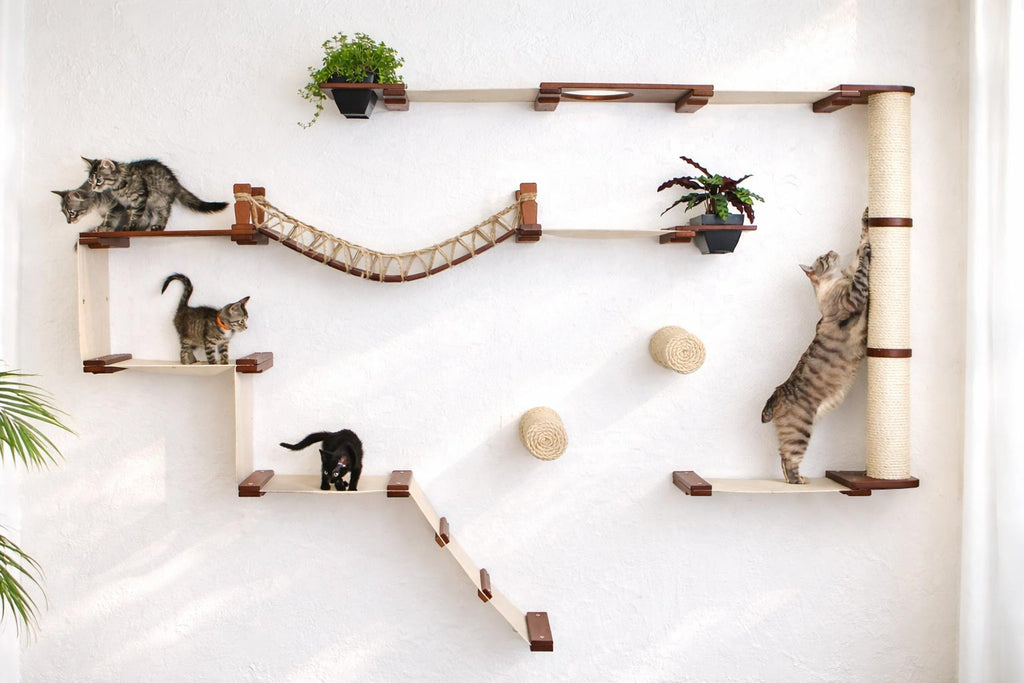 The Juggernaut - Indoor Cat Playground for Wall