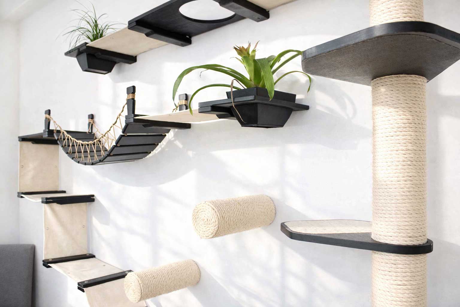 The Juggernaut - Indoor Cat Playground for Wall