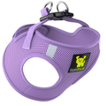 EcoBark Step In Dog Harness - XXXS to Small Breeds- Reflective Soft Mesh Harness for Teacup, Small Dogs and Puppies / Lavender