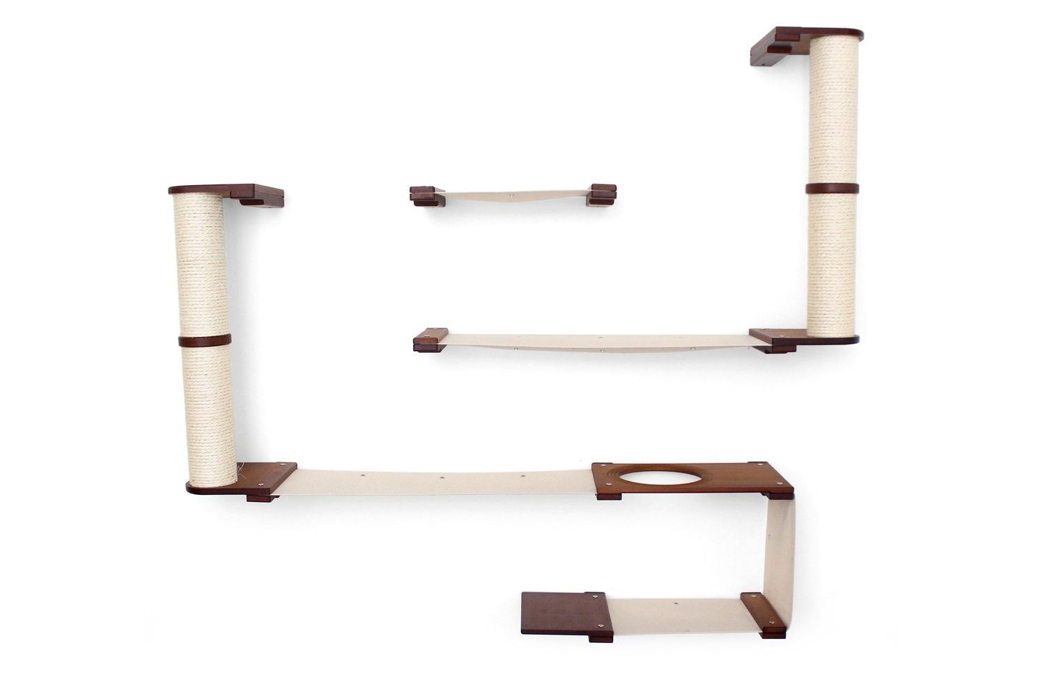 The Roman - A Wall Mounted Cat Scratcher Tree