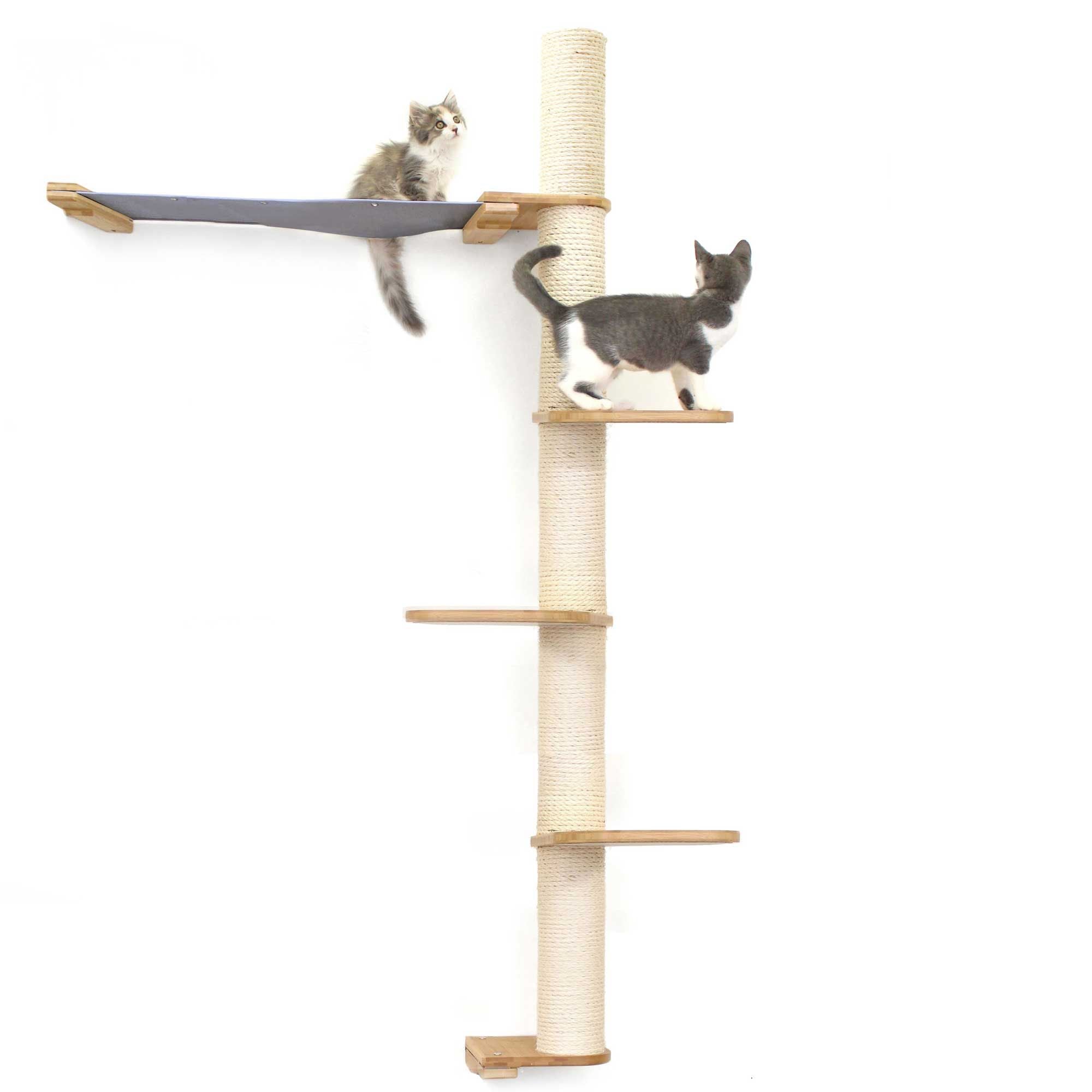 The Crow's Nest - A Wall Cat Scratcher with Hammock