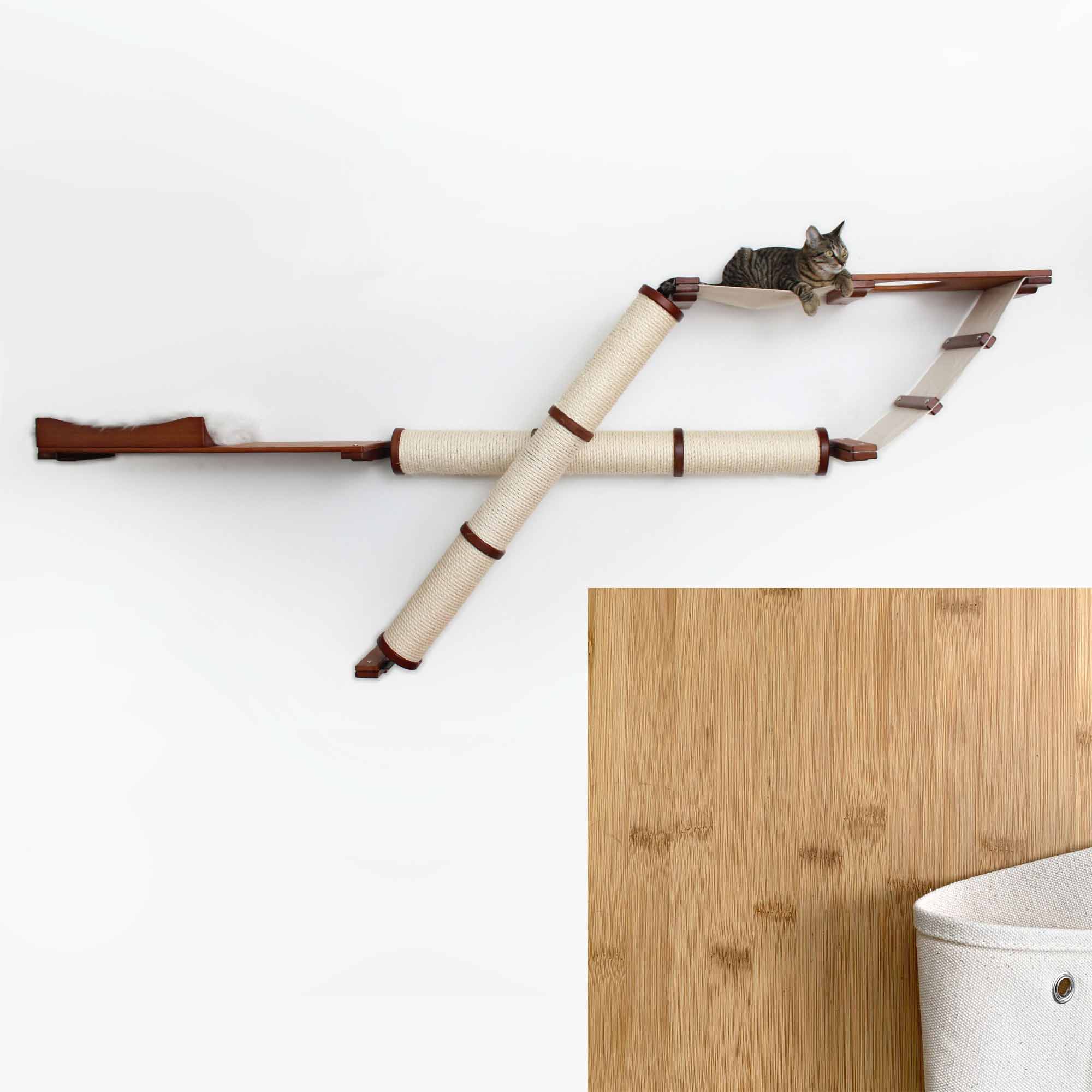 The Plateau - Horizontal Cat Scratcher Bed Set