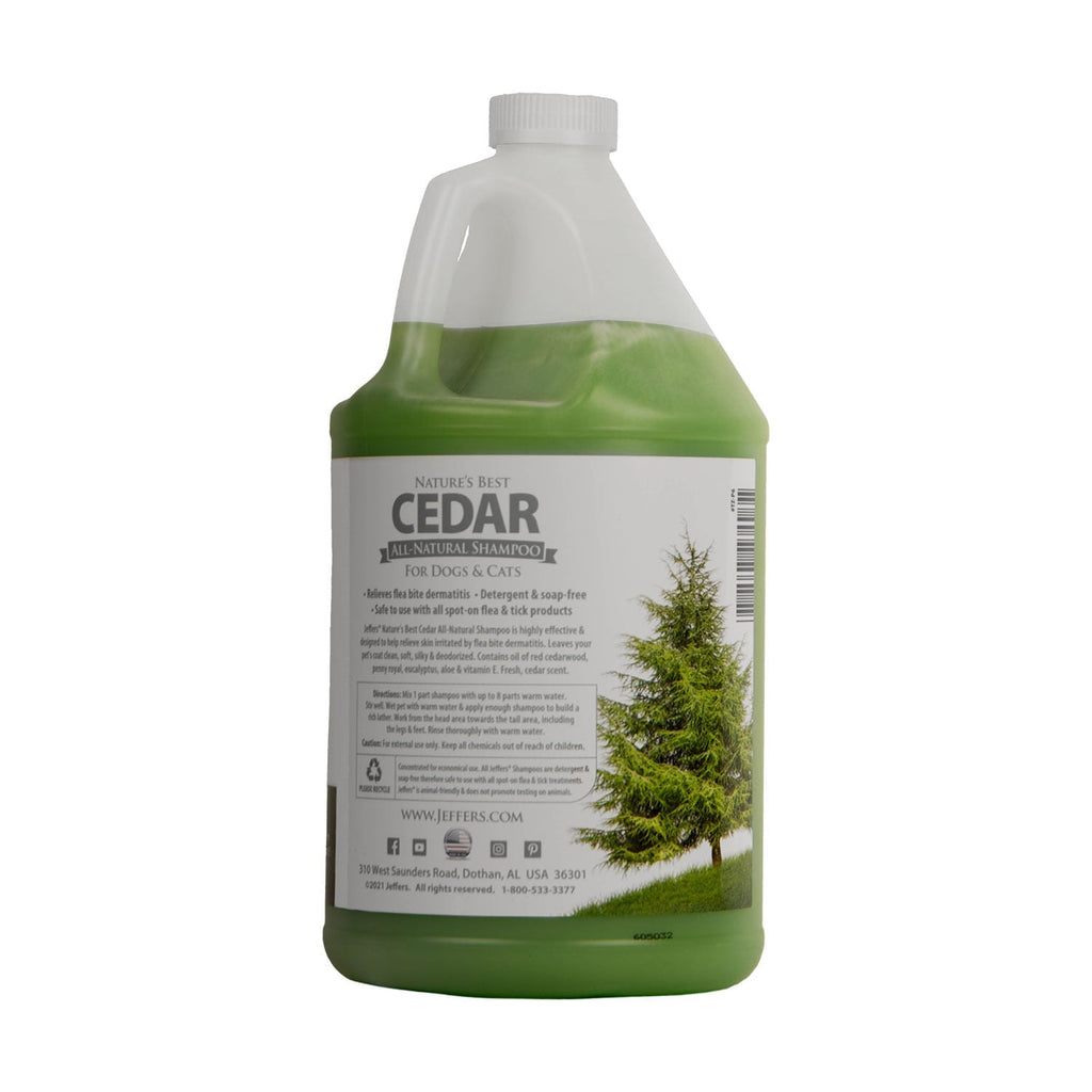 Nature's Best Cedar All-Natural Flea Bite Relief Shampoo for Dogs and Cats