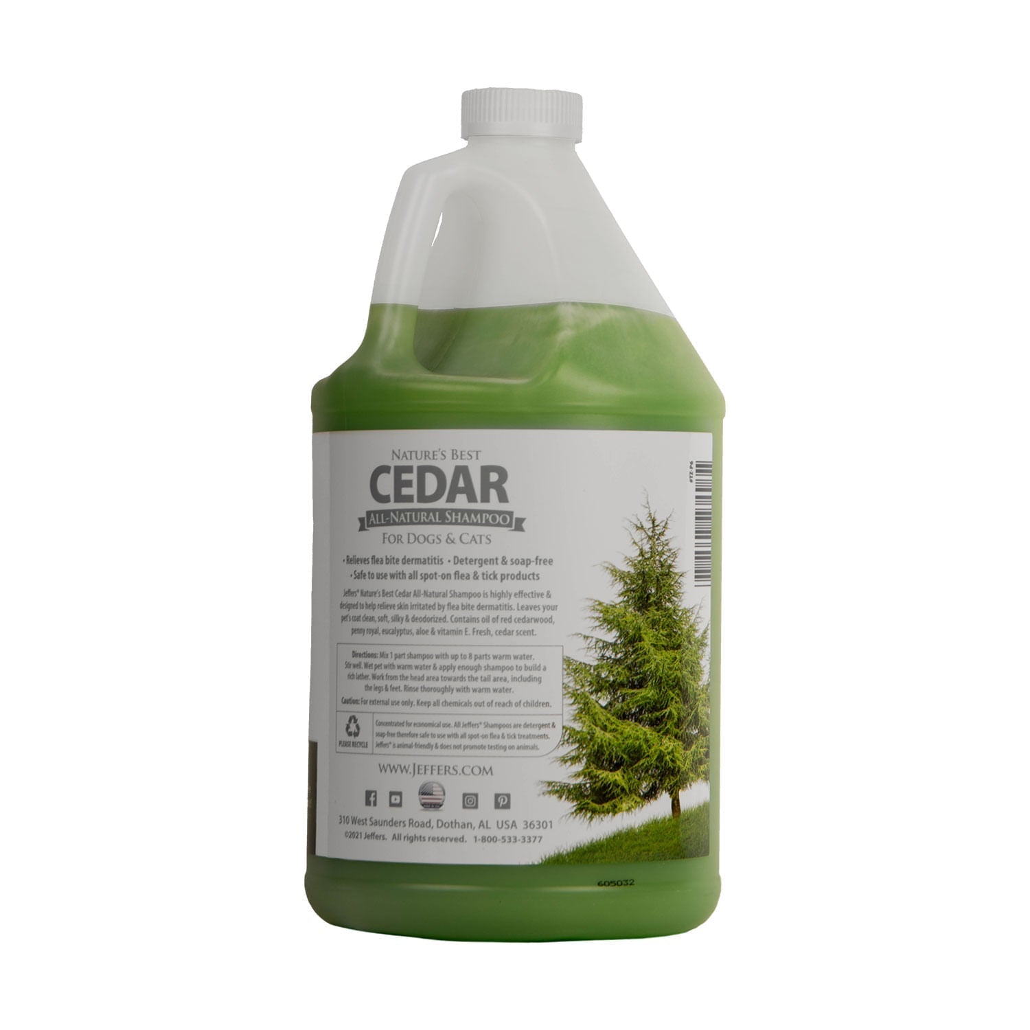 Nature's Best Cedar All-Natural Flea Bite Relief Shampoo for Dogs and Cats