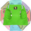 EcoBark Lime Green Step In Dog Harness - Reflective Soft Mesh Harness for Teacup, Small Dogs and Puppies
