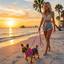 Pink Dog Leash by EcoBark - Padded Comfort Grip Leash - 4ft, 5ft, and 6ft Leash for Teacup, Small, and Medium Dogs