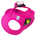 EcoBark Step In Dog Harness - XXXS to Small Breeds- Reflective Soft Mesh Harness for Teacup, Small Dogs and Puppies / Hot Pink