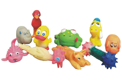 Pip Squeaks Latex Dog Toys, Assorted, Each