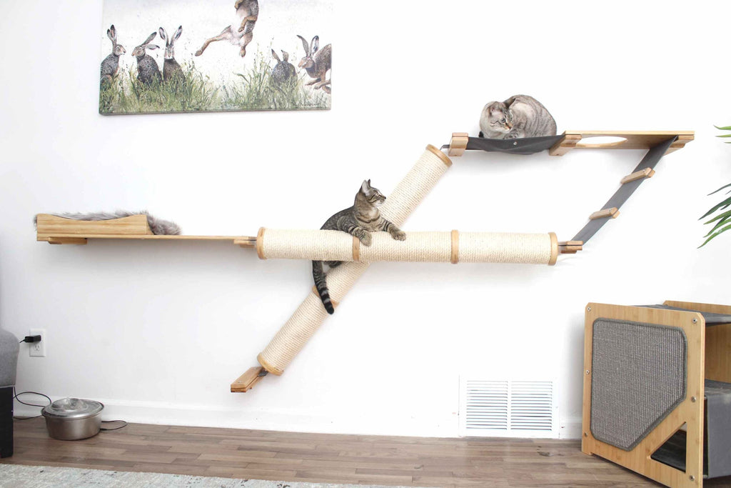 The Plateau - Horizontal Cat Scratcher Bed Set