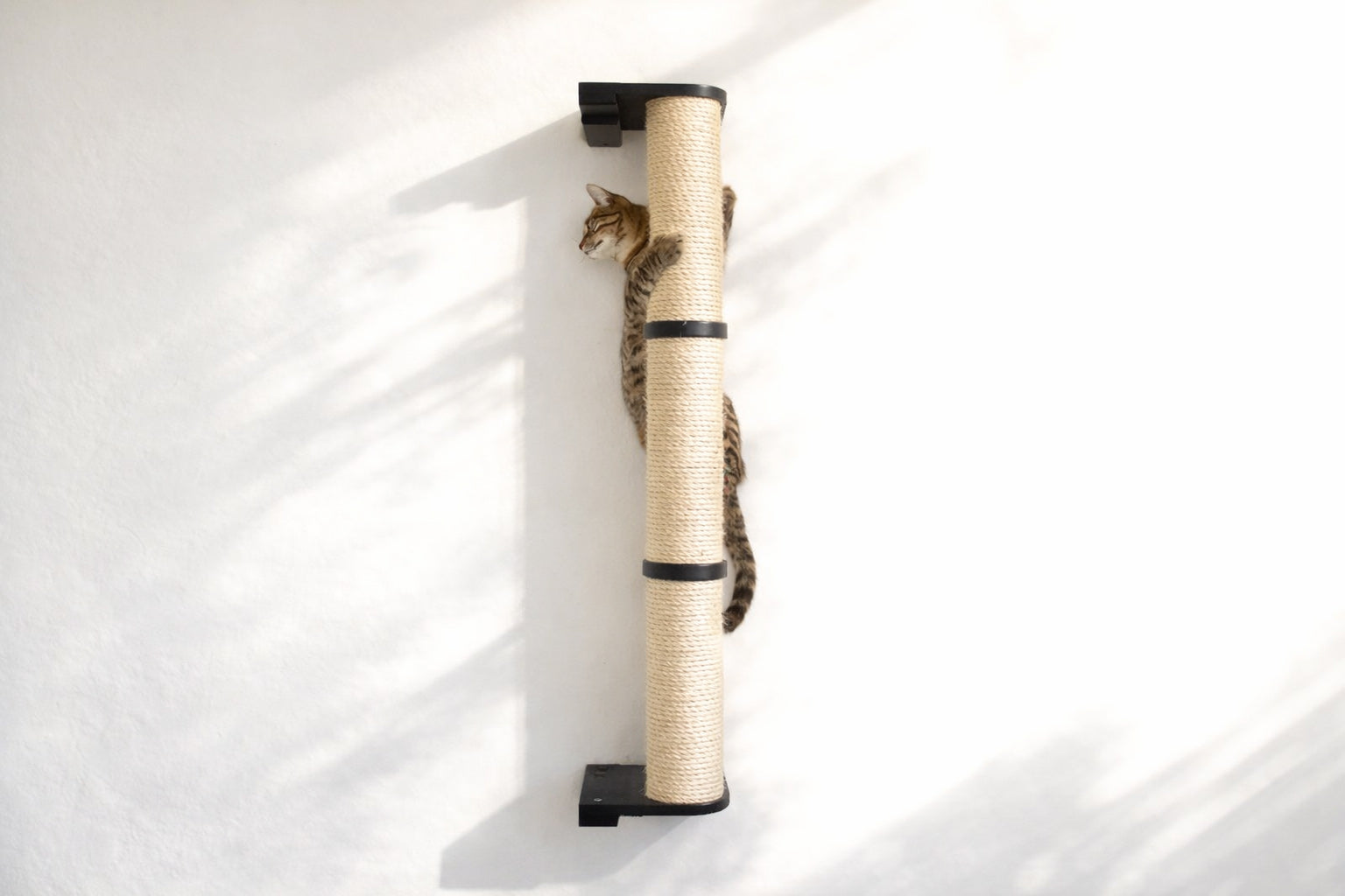 Wall Mounted Cat Climbing Pole - Sisal