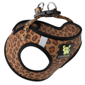 EcoBark Step In Dog Harness - XXXS to Small Breeds- Reflective Soft Mesh Harness for Teacup, Small Dogs and Puppies / Cheetah