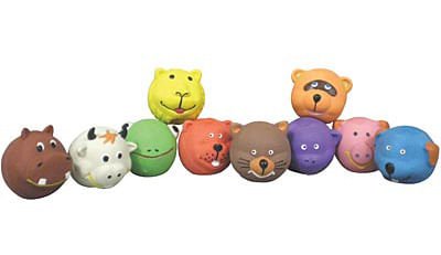 Squeakies Latex Dog Toy, Assorted, Each