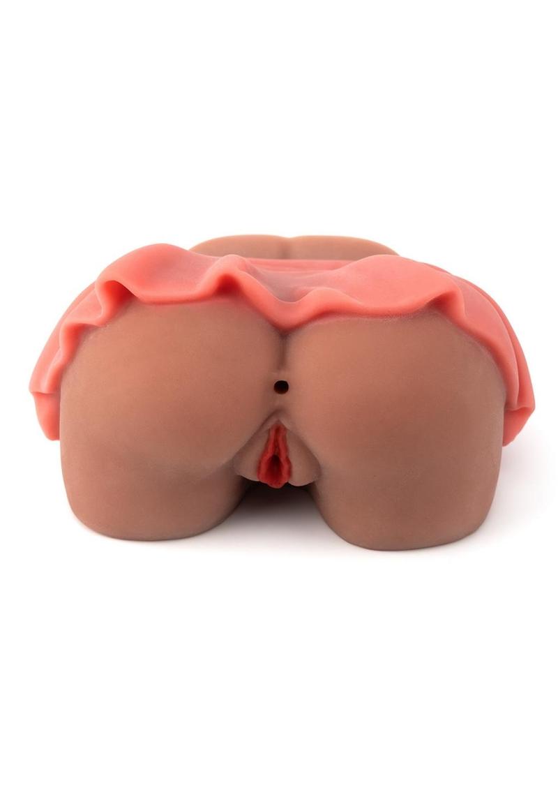 Mini Skirt Chanell Heart Pussy And Anus Masturbator Dual Entry Stroker