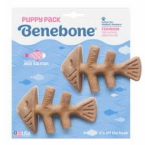 Benebone Fishbone 2 Pack Puppy