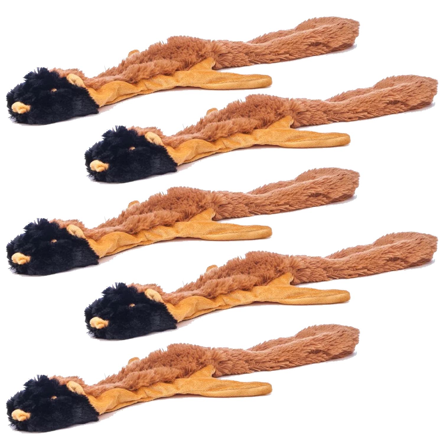 Thinnies Unstuffed Plush Dog Toys, 21"L