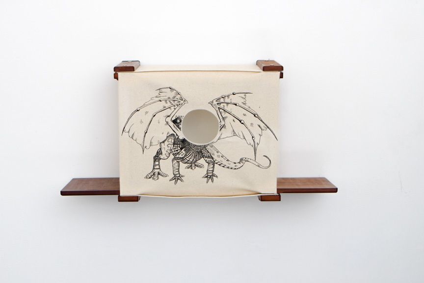 Cat Cubby for Wall - Covered Cat Bed