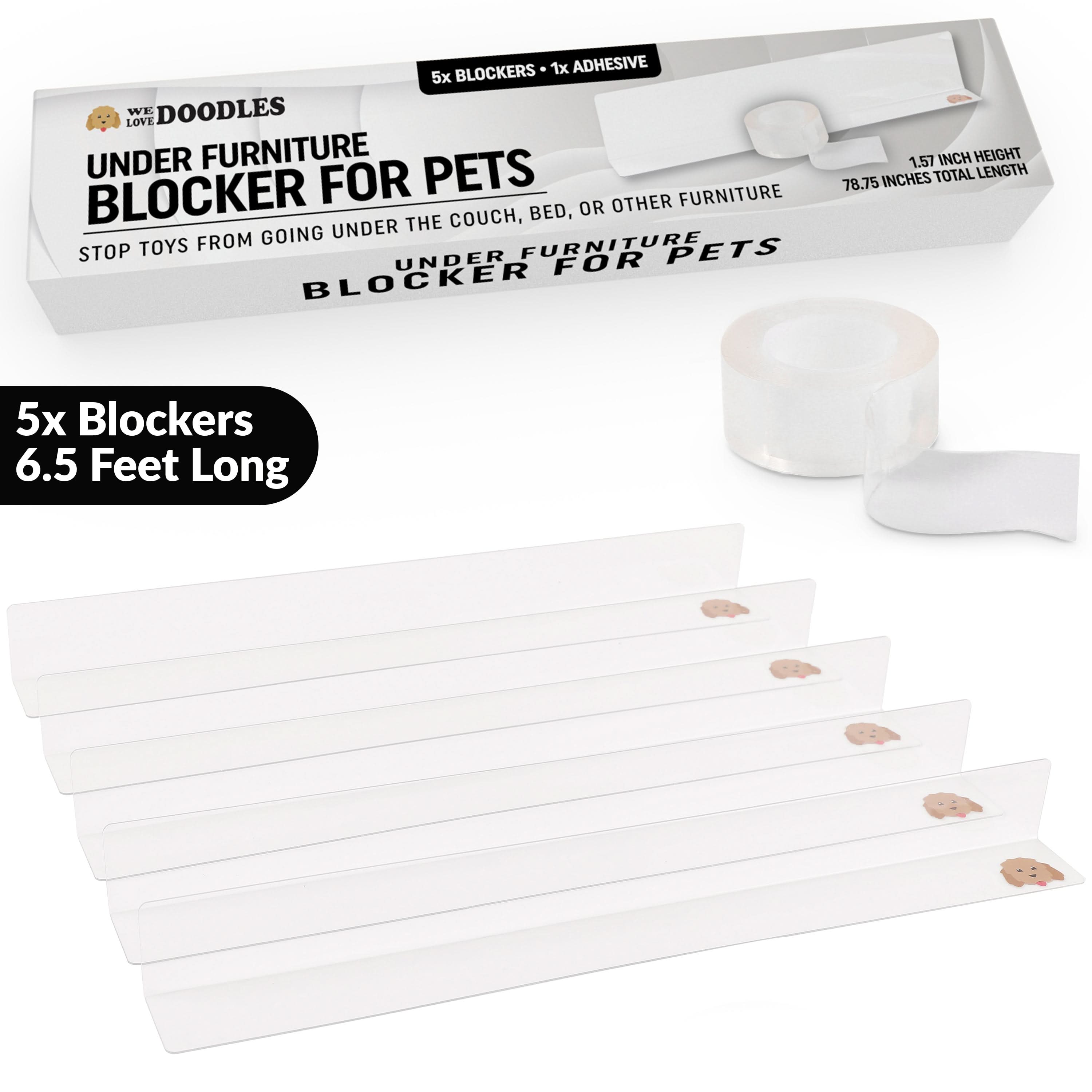 Under Couch / Bed Blocker (1.6 Inch Height)