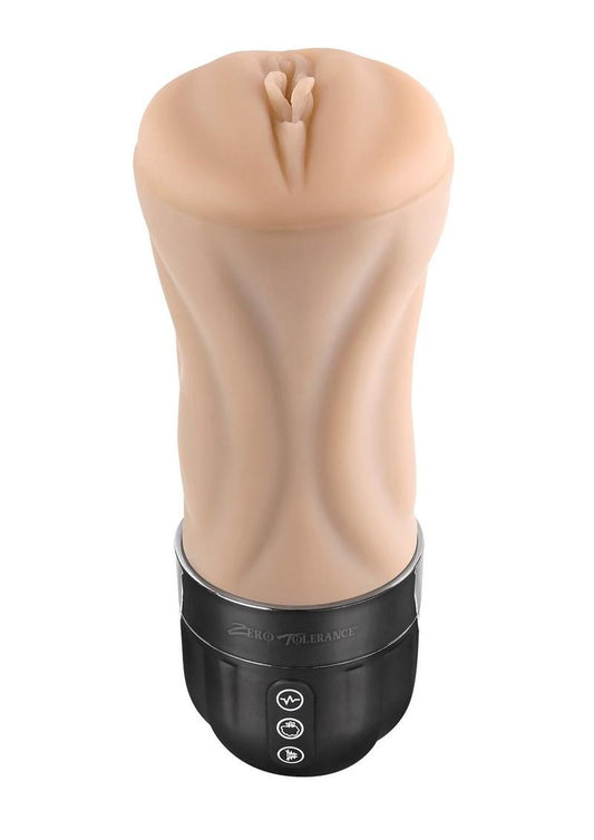 Zero Tolerance Tight Lipped Rechargeable Pussy Masturbator